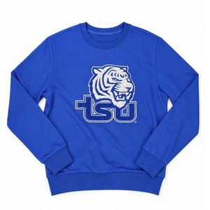 Sudadera Personalizada con Bordado, Estilo Universitario, con Diseño de Tigre, Unisex, de Felpa, para Uso Diario - Product Image 1