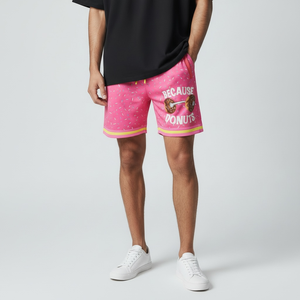 Nouveaux shorts en mesh personnalisés pour hommes, style hip-hop, séchage rapide, streetwear, coupe ample et décontractée, les meilleurs shorts en mesh - Product Image 1