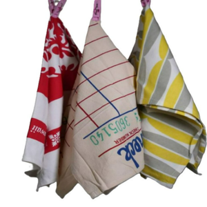 100% Cotton Quick-Dry Eco-Friendly Hypoallergenic Kitchen <b>Towel</b> Custom Floral <b>Pattern</b> Screen Printed Disposable Feature Hotels - Product Image 5