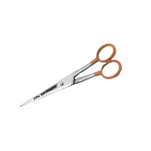 Coffret de 2 ciseaux de coiffure Barber & Beauty Salon, noir et marron, multi-usages, essentiels, par Apto Enterprises - Product Image 3