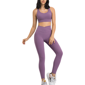 Soutiens-gorge de sport personnalisés à dos croisé rembourrés, maintien élevé, sans coutures, pour femmes, fitness, entraînement, gym, yoga, doux, durables, vêtements de sport - Product Image 5