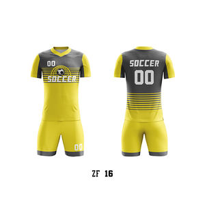 Maillot de football 2026 personnalisé imprimé par transfert thermique, short respirant à séchage rapide, uniforme d'équipe, tenue d'entraînement de football pour jeunes - Product Image 1