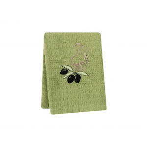 Paños de Cocina de Algodón 100% Bordados, 40x60cm, Tejido Twill, Estampado Pastel de Golf, 120GSM, Regalo de Boda, Suministro OEM ODM, Más Vendidos - Product Image 1