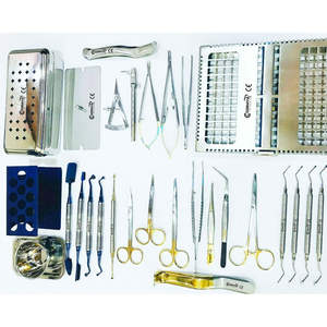 Kit de Instrumentos Quirúrgicos para Implantes PRF Box Grf, Juego Completo de Instrumentos Microquirúrgicos, Grado Quirúrgico, Autoclavables, de Acero Inoxidable, por Surgiright - Product Image 1