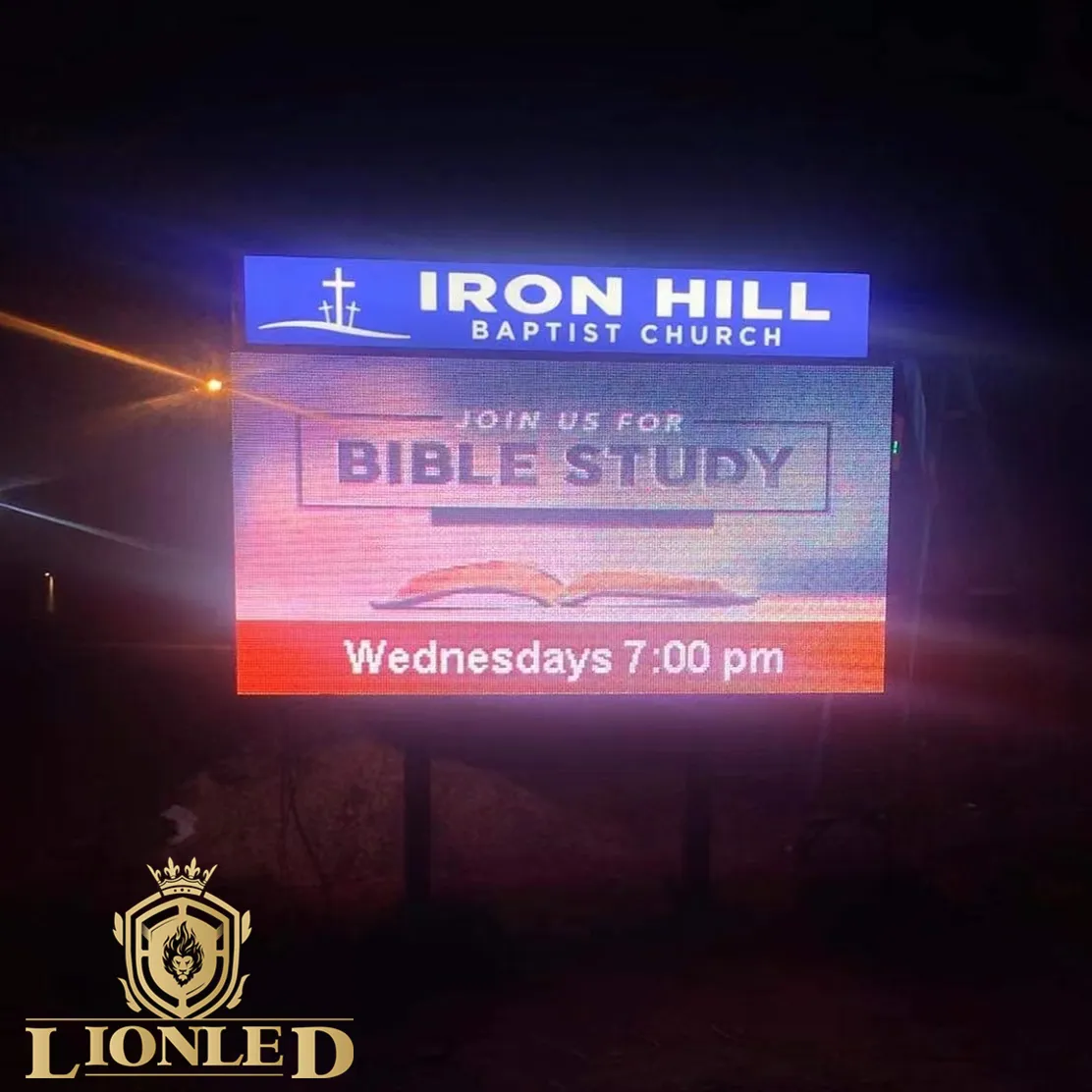 Lionled FT-Series Easy Install Outdoor Front Service P4.76 LED Sign/Digital Sign