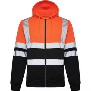 Veste bomber de travail, vêtements de sécurité, veste de travail haute visibilité pour l'hiver, veste de travail réfléchissante imperméable pour hommes, vestes haute visibilité pour hommes - Product Image 5