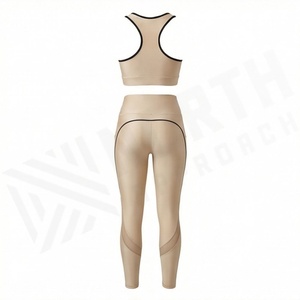 Custom Wholesale Plus Size Tummy Control Yoga <b>Leggings</b> Fitness Gym Set Performance <b>Slimming</b> Activewear For Womens Gear - Product Image 2