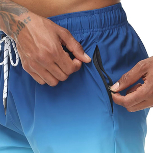 Maillots de bain pour hommes de haute qualité, écologiques, avec impression de logo personnalisée, best-seller, séchage rapide, cordon de serrage. - Product Image 6