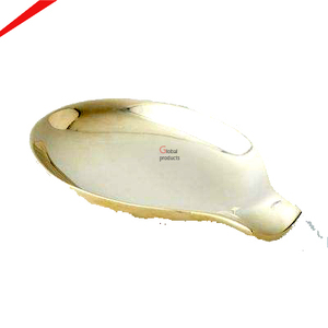 Plateau de service en métal de petite taille au design fabuleux avec poignée en cuir, forme carrée, plateau de service pour les sucreries pour les événements - Product Image 5