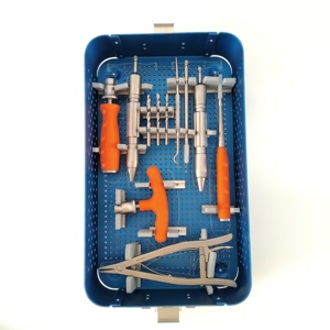 Équipement vétérinaire orthopédique réutilisable, instruments médicaux orthopédiques pour chiens avec fonction de retrait des vis cassées, certifié CE par Tegra - Product Image 2