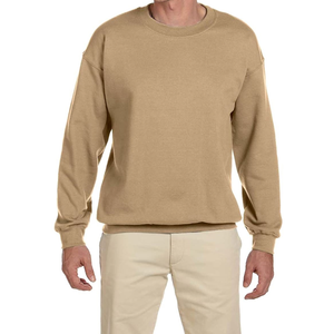 Sudadera de Cuello Redondo Extra Grande de Felpa de Algodón Unisex con Logotipo Bordado e Impreso Personalizado al por Mayor - Invierno para Hombre - Product Image 1