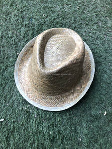 Haute qualité personnalisé imprimé Logo été plage chapeaux de paille grand bord sauveteur Surf soleil preuve Cowboy Style fabriqué à partir d'herbe - Product Image 4