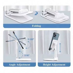Wholesale Business Gift Adjustable Mobile <b>Stand</b> Low Qty Logo Portable Desktop Foldable Phone Holder Custom Promotional Gifts - Product Image 4