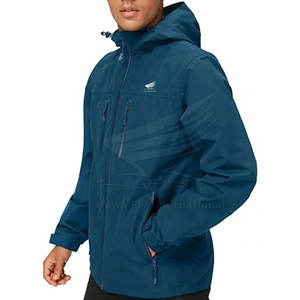 Chaqueta Impermeable de Nylon/Poliéster para Hombre, Estilo Urbano, con Logotipo Frontal, Transpirable y Resistente al Viento, Precio al por Mayor, Superventas - Product Image 2