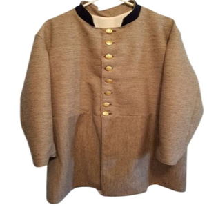 Manteau pour homme style marron, veste uniforme historique, reproduction américaine, en jean et laine, modèle Columbus Depot Frock Coats - Product Image 5