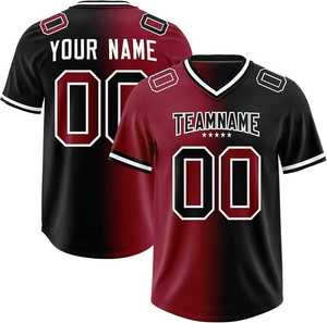 Custom Made New Design American Football <b>Fan</b> Jersey 100% Polyester High Quality Custom Team Name Plus Size Crew <b>Neck</b> Short - Product Image 4