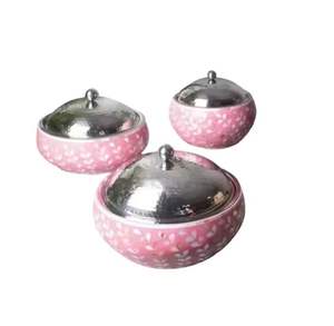 Caja de Dulces de Metal Plateado de Lujo con Tapa, Recipiente Decorativo para Almacenamiento, Contenedor de Dulces para Mesa, Organizador de Bocadillos, Decoración del Hogar - Product Image 4