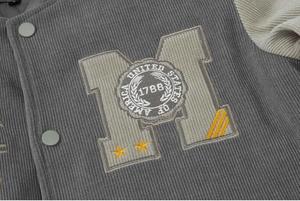 2026 High Quality Competitive Price Men's Canvas Varsity Jackets Professional Logo Printed Breathable Windproof <b>Winter</b> Fashion - Product Image 5