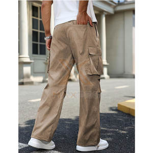 Pantalones Cargo para Hombre de Marca Privada, Pantalones Cargo de Color Liso, Pantalones Cargo con Múltiples Bolsillos - Product Image 3