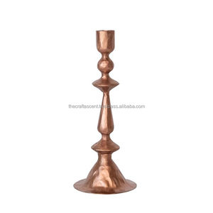 Support de bougie et lanterne à bougie en fer doré faits à la main, personnalisables en gros par CRAFT ASCENT pour la décoration de Noël, de la maison et du jardin - Product Image 1