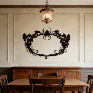 CIFbuy Decorazione Gotica da Appendere a Parete con Pipistrello, Ragnatela e Fantasma per Halloween, per Interni ed Esterni, per Feste e Soggiorno - Product Image 5