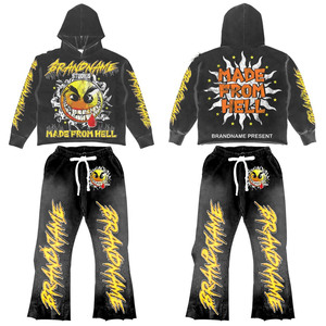 Conjunto Deportivo Unisex Equality, Sudadera con Capucha, Camiseta, Pantalones Largos, Corte Holgado, Estilo Urbano, Diseño Estampado, Estilo Adulto - Product Image 3