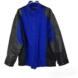 Chaquetas de Soldadura al por Mayor con Delantal de Cuero de Vaca, Resistentes al Fuego y a las Llamas, para Soldadores, Chaqueta de Soldadura de 2 Piezas - Product Image 3
