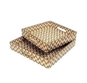Bandeja de Servicio Decorativa para Cocina, Fabricada en MDF, Impresa, de Alta Calidad, para Almacenamiento de Alimentos, Forma Rectangular, Muy Vendida - Product Image 6