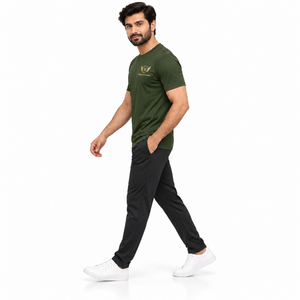 Camiseta de Hombre Personalizada Informal, Cómoda, con Diseño Elegante, Tejido Transpirable, 100% Algodón, de Secado Rápido, Manga Corta, Cuello Redondo - Product Image 3
