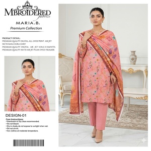 Digital Print Pakistani Salwar Kameez Suit for Women Floral <b>Shawl</b> Air Jet Voile Dupatta Ready to Wear Ethnic Wear Pakistani Suit - Product Image 3