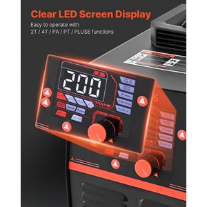 Soldadora Digital 3 en 1 de 110/220V con Doble Voltaje, Máquina de Corte por Plasma de 50A, Soldadora TIG de 200A, Cortadora de Plasma 3 en 1 CUT/TIG/MMA - Product Image 5