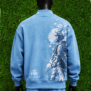 Sweat-shirt unisexe personnalisable bleu ciel à col montant, nouvelle impression, en coton, coupe classique, manches longues, design respirant, très demandé - Product Image 4