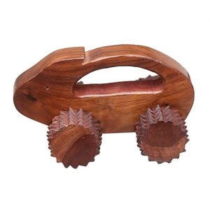 Rouleau de massage du cuir chevelu en bois naturel Metcraft, rouleau de massage par acupression, masseur pour la croissance des cheveux à prix de gros - Product Image 4