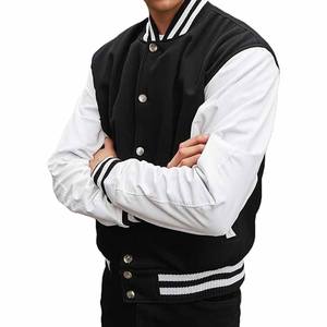 Veste universitaire personnalisée en tissu tissé, style streetwear, avec fermeture éclair, pour le travail ou les loisirs - Product Image 4