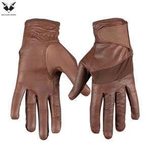 Nouveauté : Gants d'équitation en cuir véritable de qualité supérieure, taille L, confortables et respirants - Product Image 5