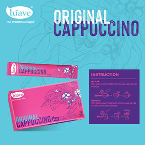 Mejor Precio OEM ODM Café Capuchino Instantáneo Original de Alta Calidad en 20gx8 Sobres, Fabricante Vietnamita IDEAS OCEAN CO LTD 100% PET - Product Image 3