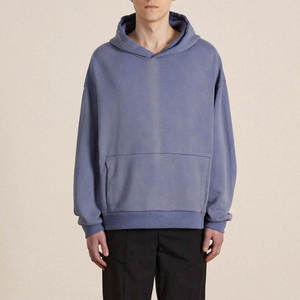 Meilleur sweat à capuche vintage double couche, délavé à l'acide, effet soleil, vieilli, coupe oversize, anti-boulochage, avec poches, design personnalisé, streetwear en molleton - Product Image 2