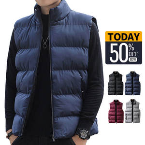 Chaleco Acolchado de Plumón para Hombre, Diseño Nuevo 2026, Casual, con Cierre Completo, Sin Mangas, para Invierno - Product Image 1