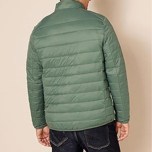 Service OEM, veste matelassée à capuche, veste personnalisée avec logo pour hommes, avec poche, veste matelassée à bulles pour hommes - Product Image 2