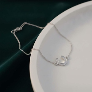 925 Sterling Silver 18k Gold Plated Blank Horseshoe Shape Bezel Setting Bracelet for Resin DIY <b>Memorial</b> Keepsake Jewelry Supply - Product Image 2