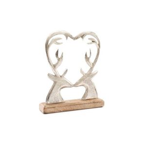 OEM Manufacturer Aluminum And Wooden Christmas Decor Centerpiece Crafting Artistic Seasonal Celebration Showcase - Product Image 5