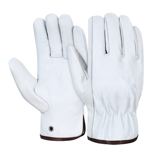 Gants de conducteur en cuir de qualité supérieure OEM ODM, excellente adhérence, gants de travail en cuir véritable durables, fournisseur - Product Image 1