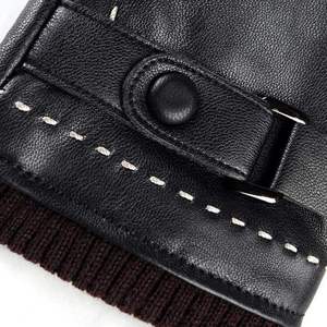 Guantes de Cuero de Lujo para Mujer, con Forro de Cachemira, Piel de Oveja de Grano Fino y Puños de Piel de Conejo Rex y Piel de Zorro Genuina de Alta Calidad - Product Image 4