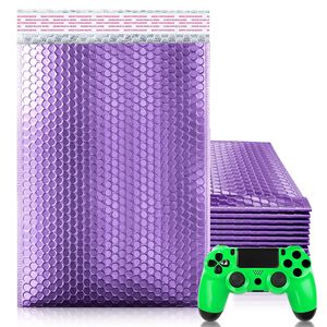 Buste Imbottite Metallizzate Viola 12 X 17 Pollici, Confezione da 10, in Alluminio e Polietilene, Accessori per Giochi - Product Image 1