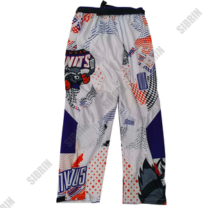 กางเกงฮอกกี้อินไลน์พิมพ์ลายตามสั่ง Sibrin ผ้าโพลีเอสเตอร์ตาข่ายเสริมแผ่นกันกระแทก Cordura ระบายความชื้นได้ดี - Product Image 3