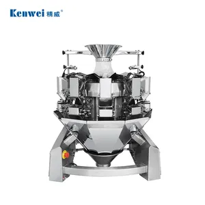 Multifunctional mini multihead weigher 14 head weigher small food cereal packing machine