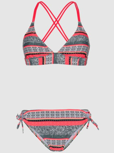 Trajes de baño de dos piezas para mujer, personalizados, con logotipo de marca privada, para fitness, venta al por mayor, bikinis sublimados para mujer. - Product Image 4