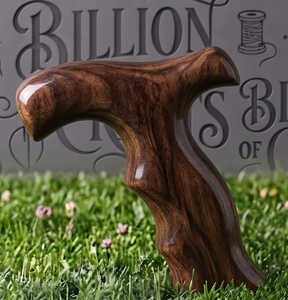 Handmade Wooden <b>Walking</b> <b>Stick</b> Natural <b>Carved</b> Handle Polished Rustic Design Durable Craft Home Decoration - Product Image 1