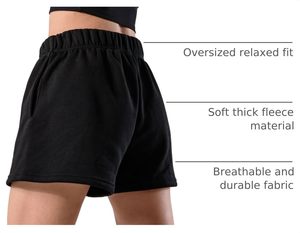 <b>Women</b> Casual Cotton Sweat <b>Shorts</b> High Waist Pockets Gym Yoga <b>Shorts</b> Wholesale Supplier - Product Image 3