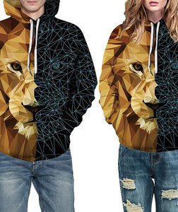 Sweat à capuche sublimé urbain pour homme, personnalisable avec logo, épais, respirant, pour adulte, hiver, vêtement d'entraînement 2026 - Product Image 2